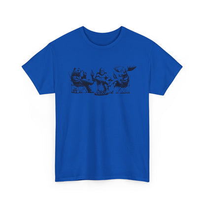 by the Fire T-Shirt — Whimsical Woodland Camping Tee