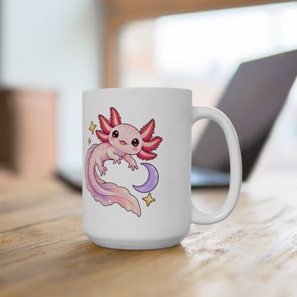 Axolotl Starry Swimmer Mug