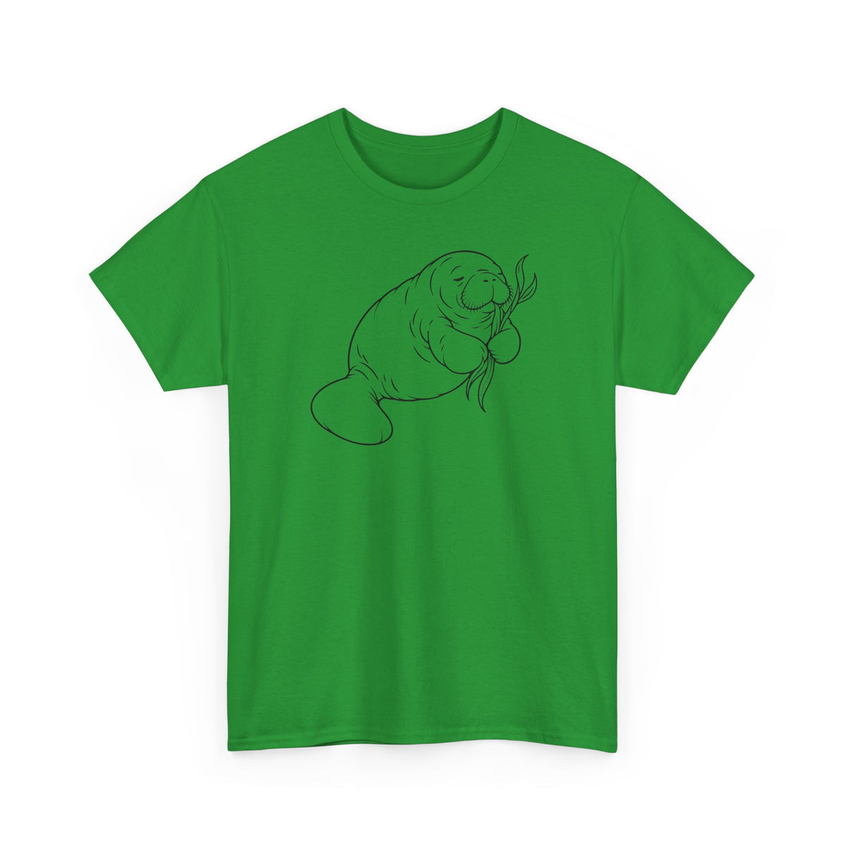 Chubby Mermaid Snack and Nap Manatee T-Shirt
