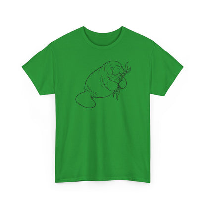 Chubby Mermaid Snack and Nap Manatee T-Shirt