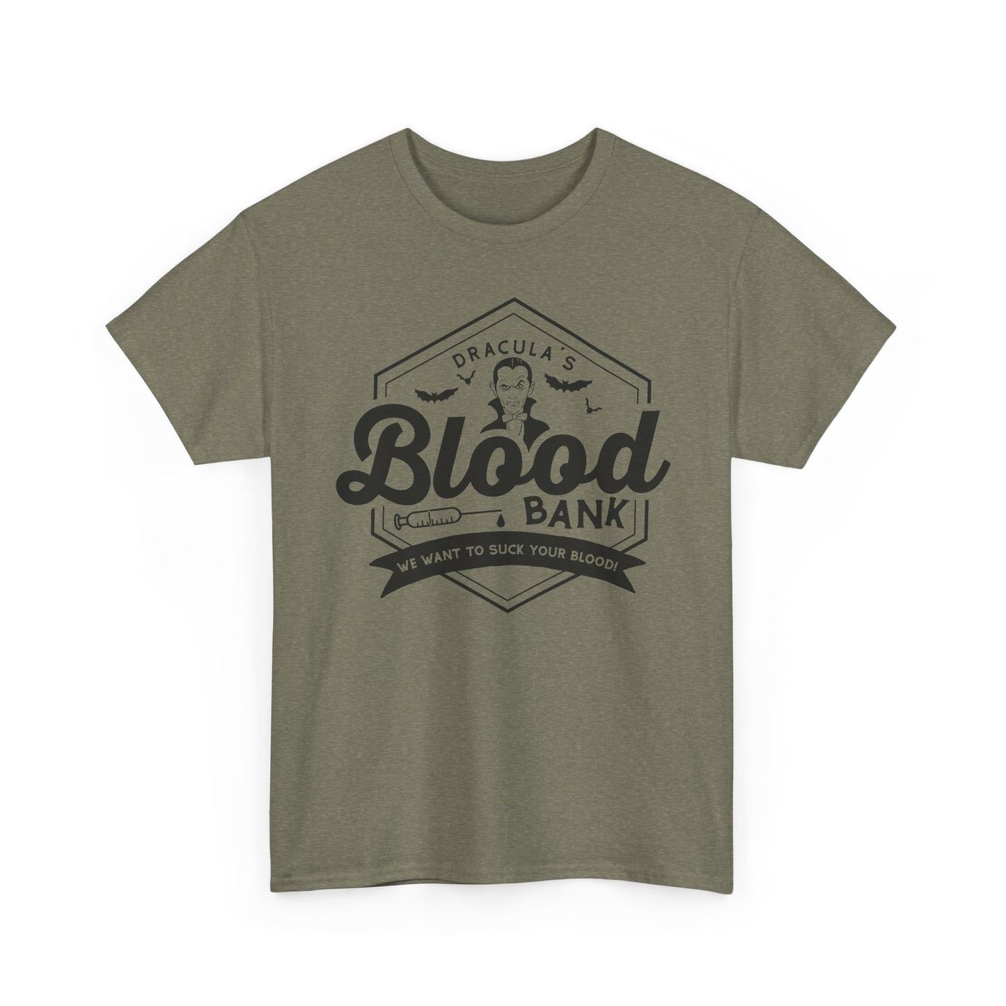 Blood Bank Tee — Dracula Vintage Vampire Graphic T-Shirt