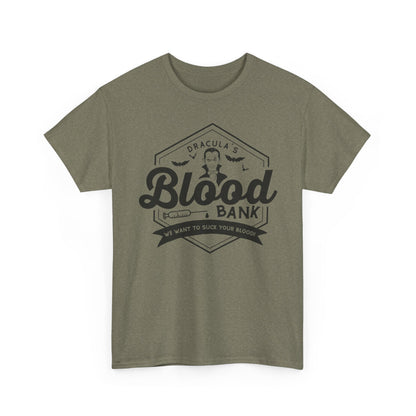 Blood Bank Tee — Dracula Vintage Vampire Graphic T-Shirt