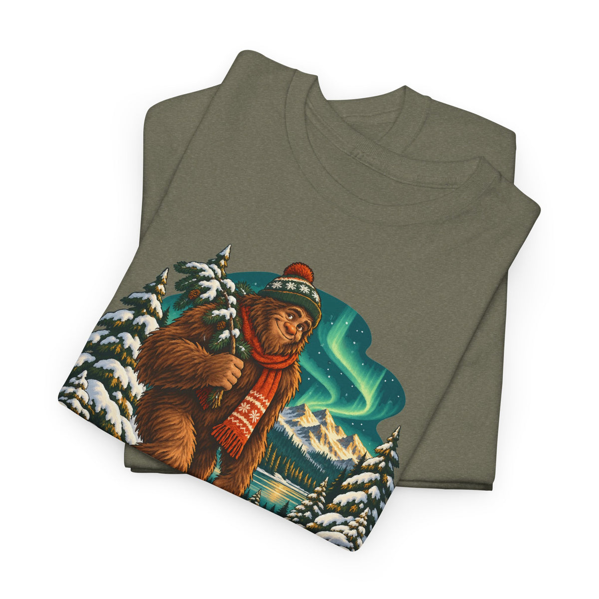 Bigfoot Snow Day Sasquatch T-Shirt