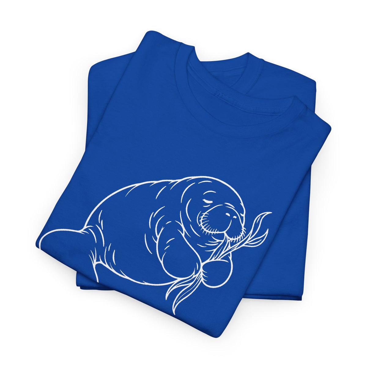 Chubby Mermaid Snack and Nap Manatee T-Shirt