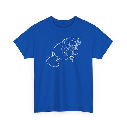 Chubby Mermaid Snack and Nap Manatee T-Shirt