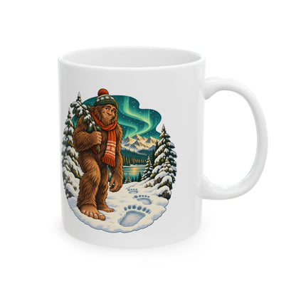 Bigfoot Snow Day Sasquatch Mug