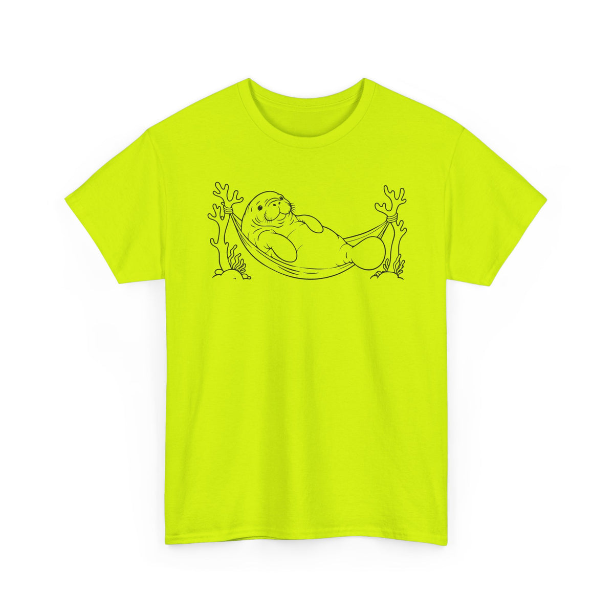 Chubby Mermaid Hammock Holiday Manatee T-Shirt