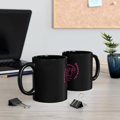 Walter's  PINK face  11oz Black Mug