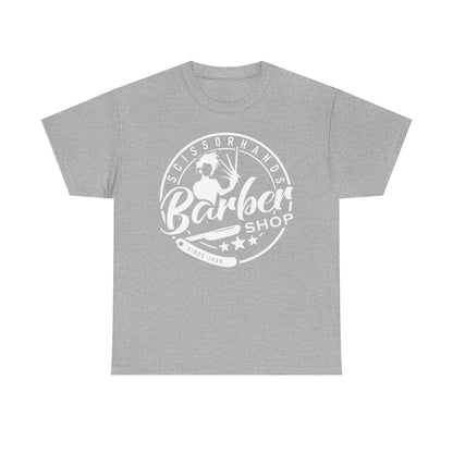 Barber Shop Vintage Logo Tee — Classic Barbershop Crewneck