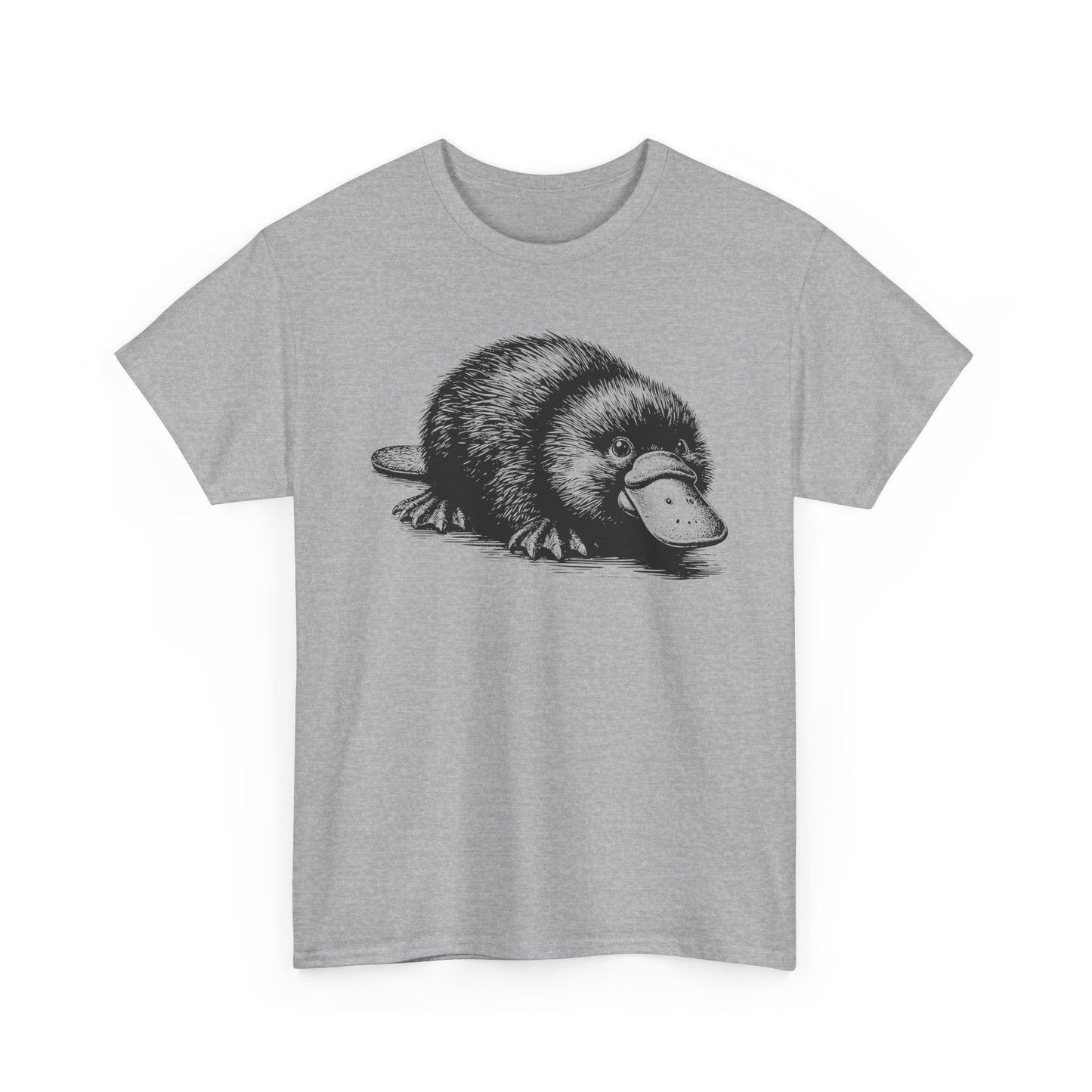 Platypus Sketch Tee — Vintage Wildlife Graphic T-Shirt
