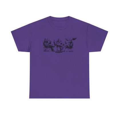by the Fire T-Shirt — Whimsical Woodland Camping Tee