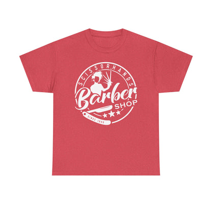 Barber Shop Vintage Logo Tee — Classic Barbershop Crewneck