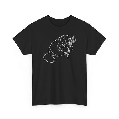 Chubby Mermaid Snack and Nap Manatee T-Shirt