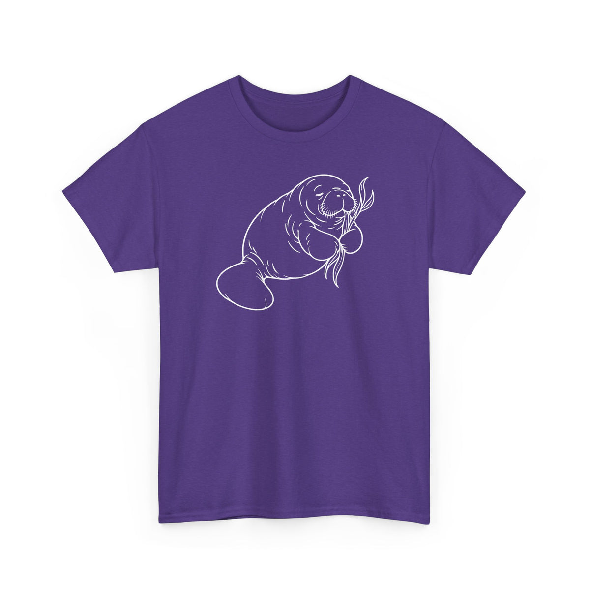 Chubby Mermaid Snack and Nap Manatee T-Shirt