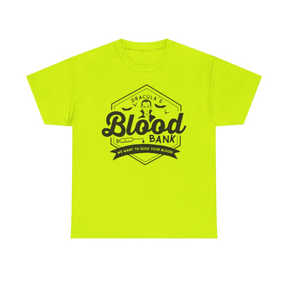Blood Bank Tee — Dracula Vintage Vampire Graphic T-Shirt