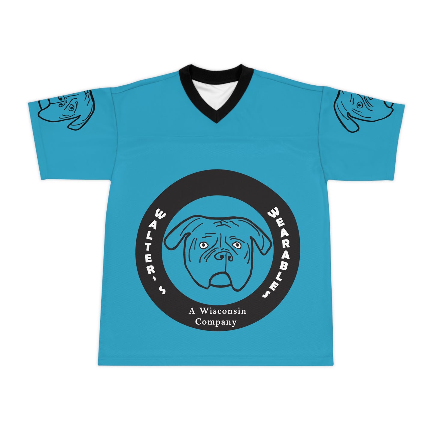 Walter Unisex Football Jersey - Blue