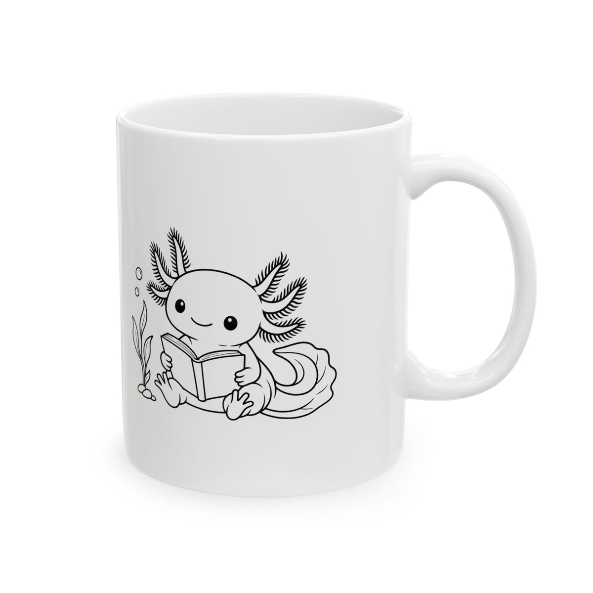 Axolotl Book Nook Mug