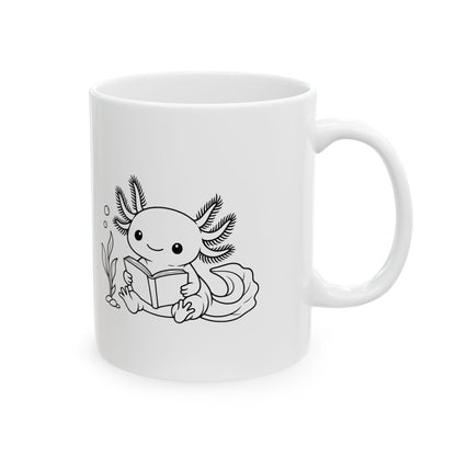 Axolotl Book Nook Mug