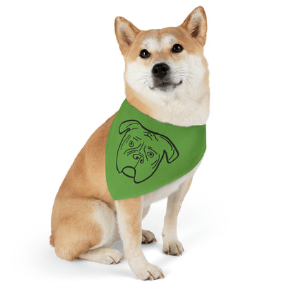 Walter Pet Bandana Collar- Green