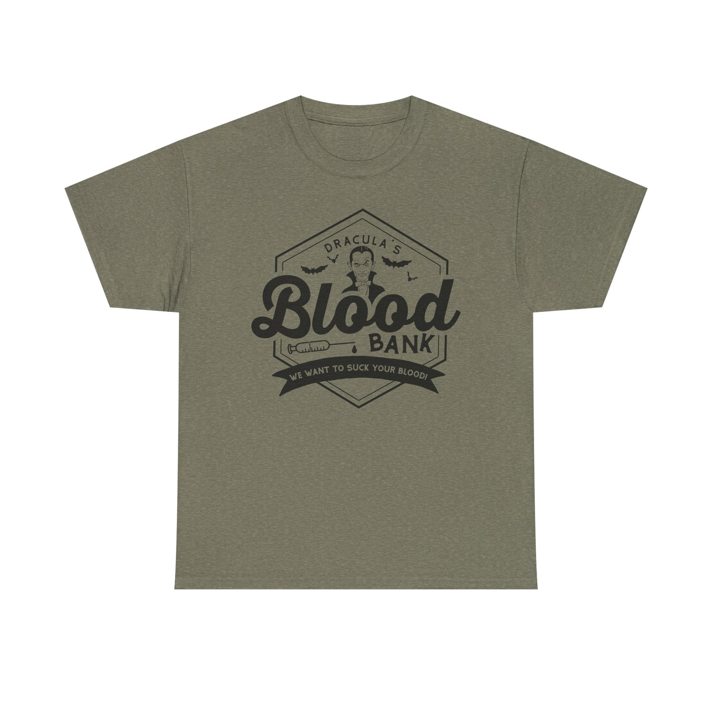 Blood Bank Tee — Dracula Vintage Vampire Graphic T-Shirt