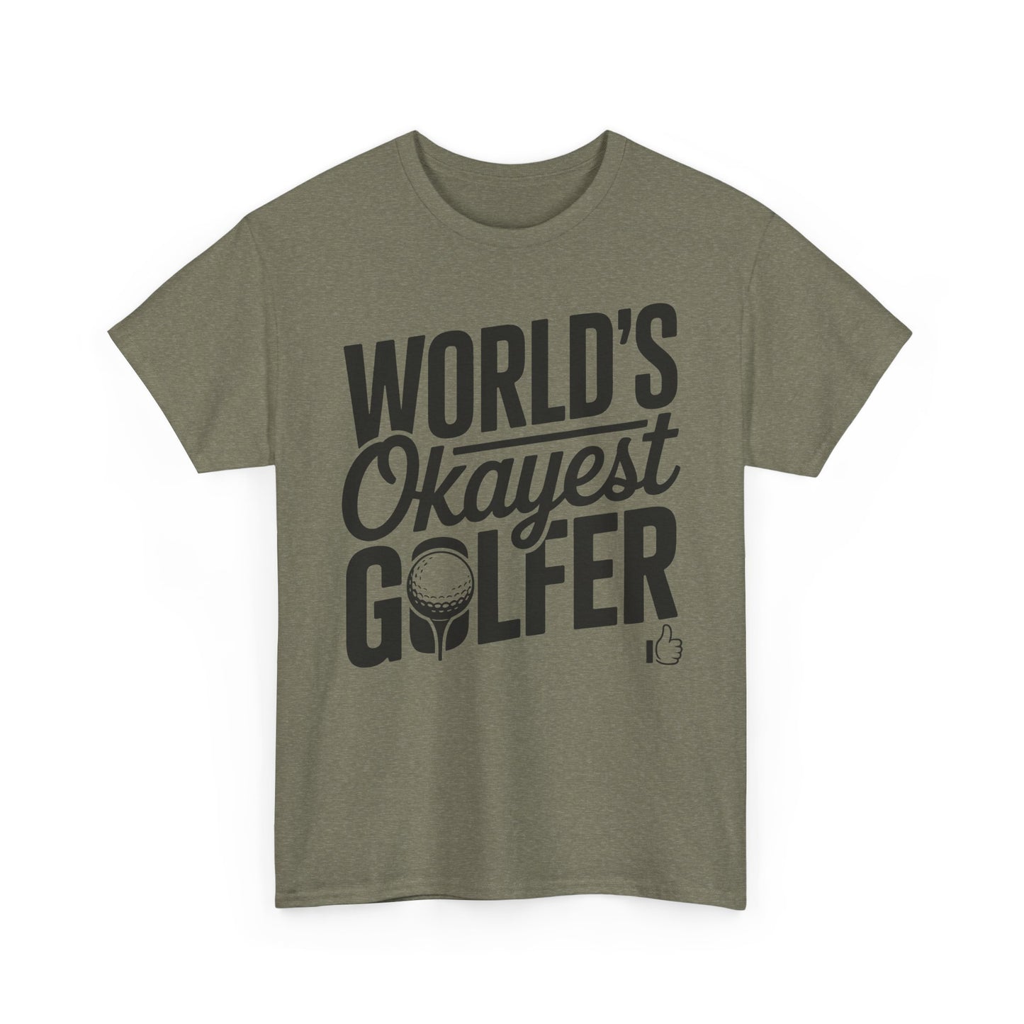World's Okayest Golfer T-Shirt — Funny Golf Tee Gift