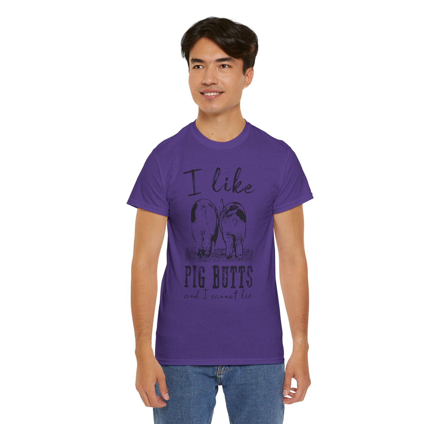 Pig Butts Graphic Tee — I Like Pig Butts Funny Farm Shirt