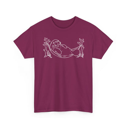 Chubby Mermaid Hammock Holiday Manatee T-Shirt
