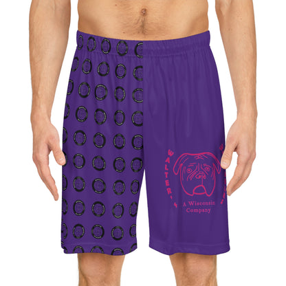 Walter Basketball Shorts -Purple