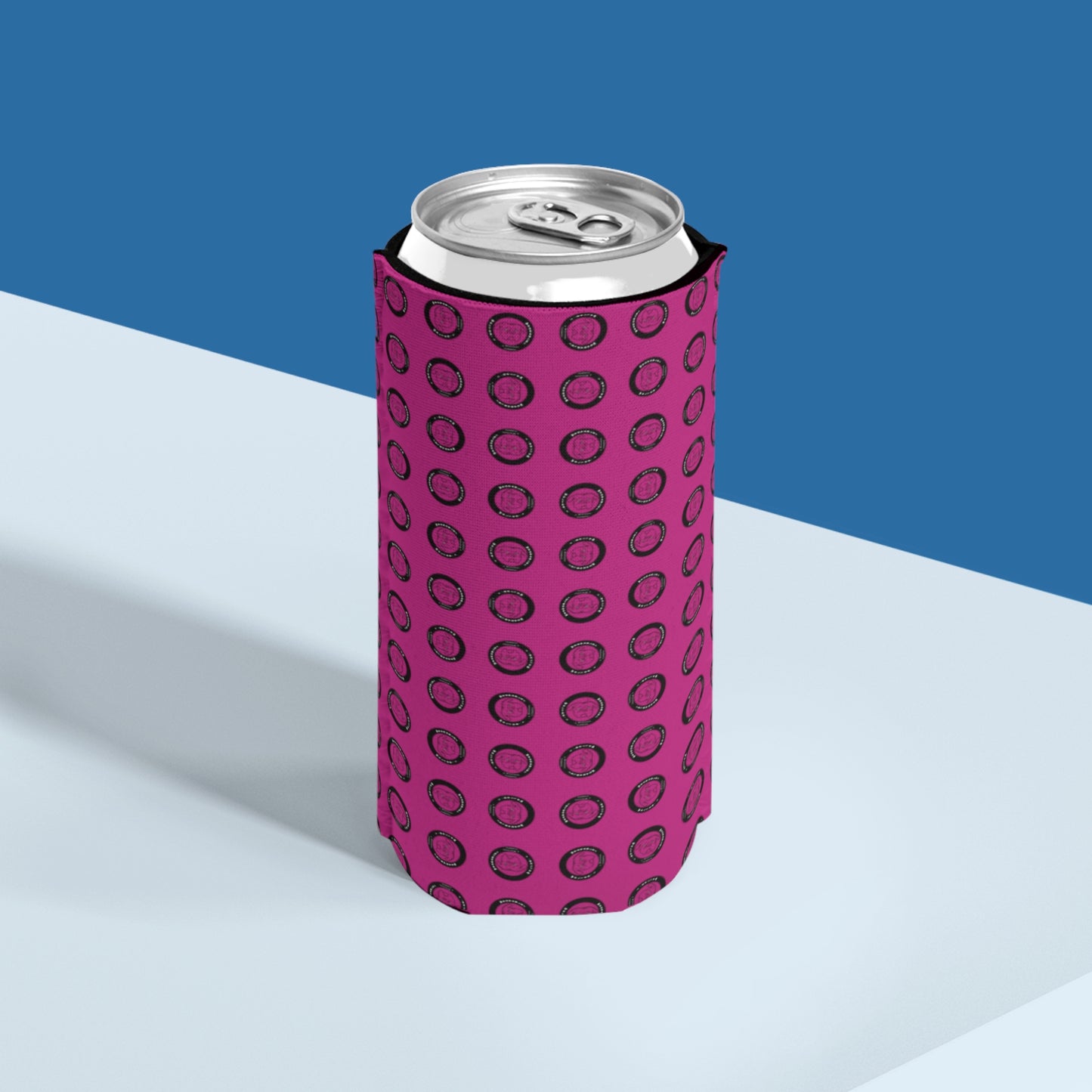 Walter Slim Can Cooler- Pink