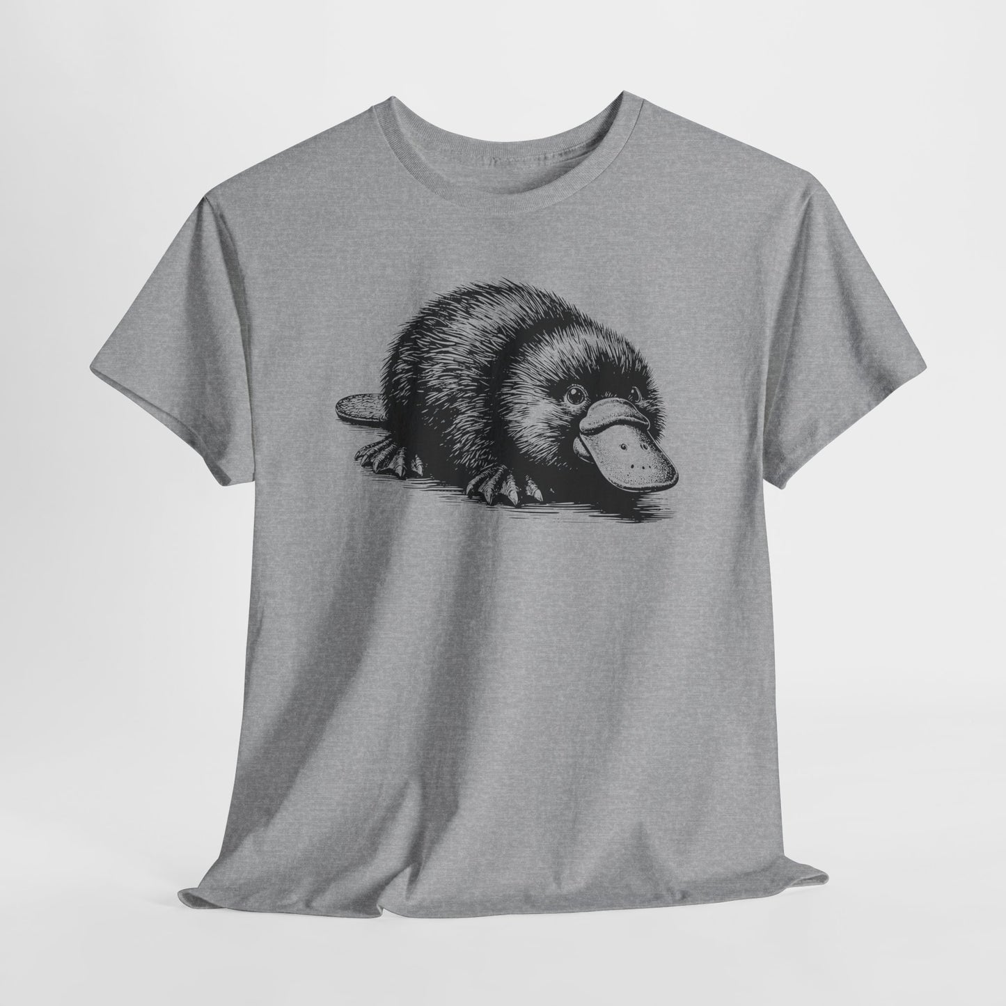 Platypus Sketch Tee — Vintage Wildlife Graphic T-Shirt