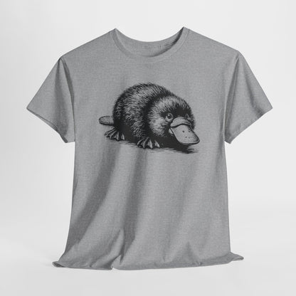 Platypus Sketch Tee — Vintage Wildlife Graphic T-Shirt