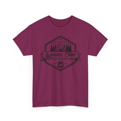 Summer Camp Badge T-Shirt — Woodhees Camp Graphic Tee