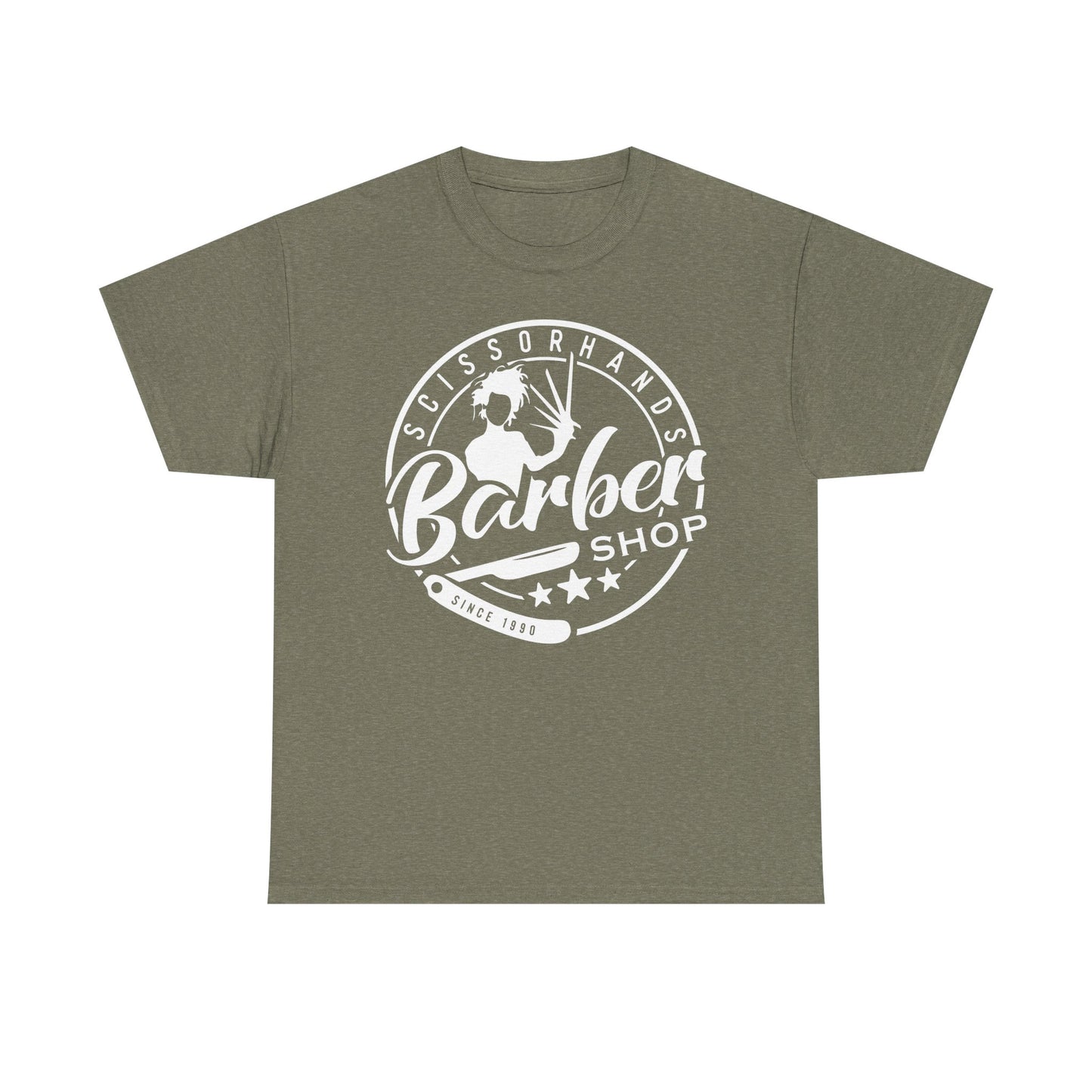Barber Shop Vintage Logo Tee — Classic Barbershop Crewneck