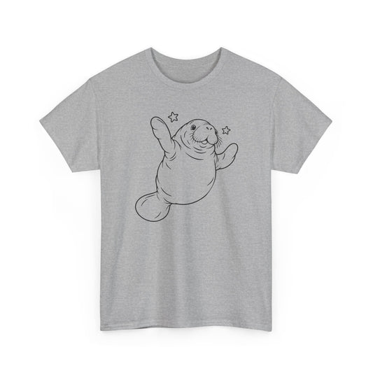 Chubby Mermaid Sea Cow Stretch Manatee T-Shirt