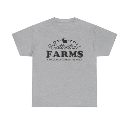 Cottontail Farms T‑Shirt — Vintage Bunny Farm Graphic Tee