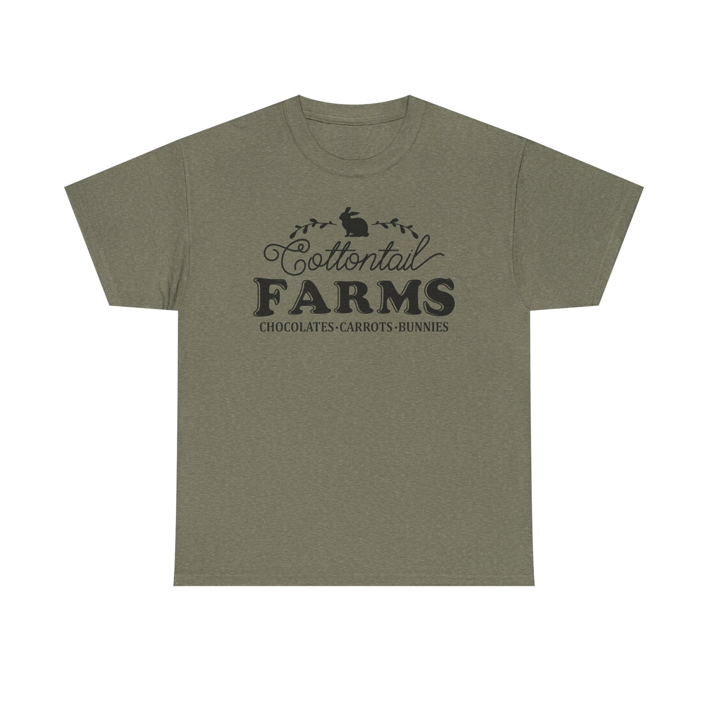 Cottontail Farms T‑Shirt — Vintage Bunny Farm Graphic Tee