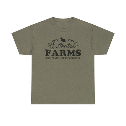 Cottontail Farms T‑Shirt — Vintage Bunny Farm Graphic Tee