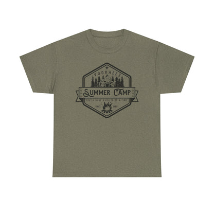 Summer Camp Badge T-Shirt — Woodhees Camp Graphic Tee
