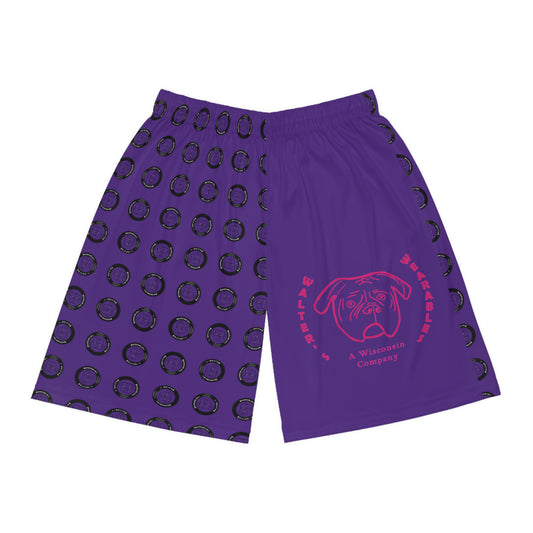 Walter Basketball Shorts -Purple