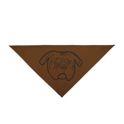 Walter Pet Bandana- Brown