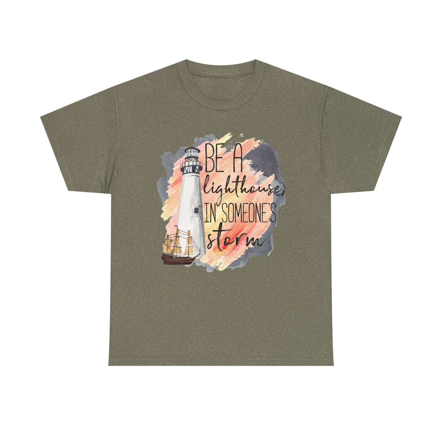 Lighthouse “Be A Lighthouse In Someone’s Storm” T‑Shirt