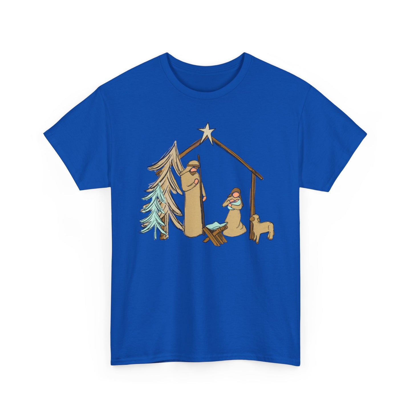 Nativity Llama Christmas Tee — Cute Holiday Nativity Alpaca Shirt