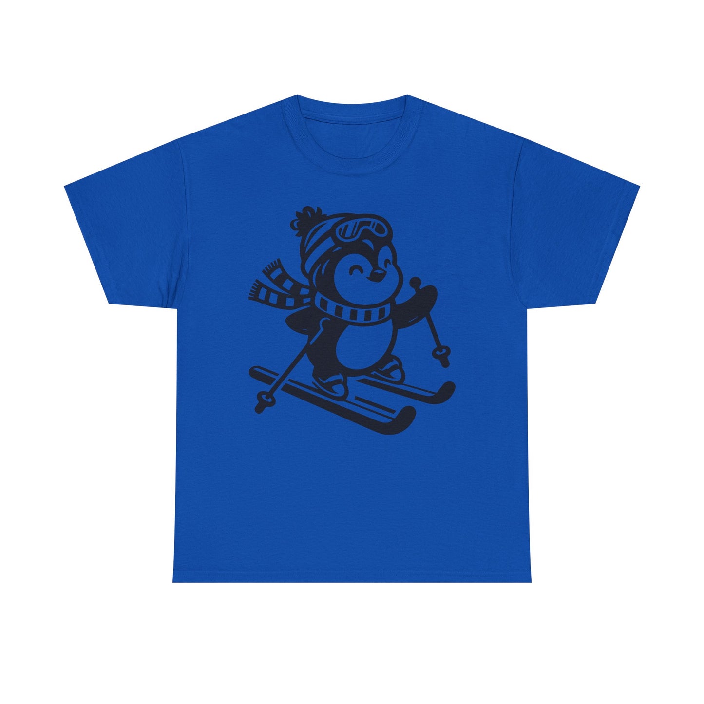 Skiing Penguin T-Shirt – Cute Winter Ski Tee