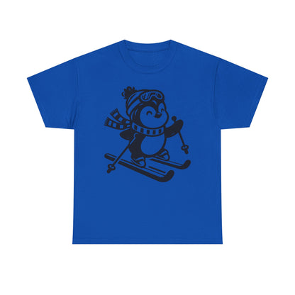 Skiing Penguin T-Shirt – Cute Winter Ski Tee