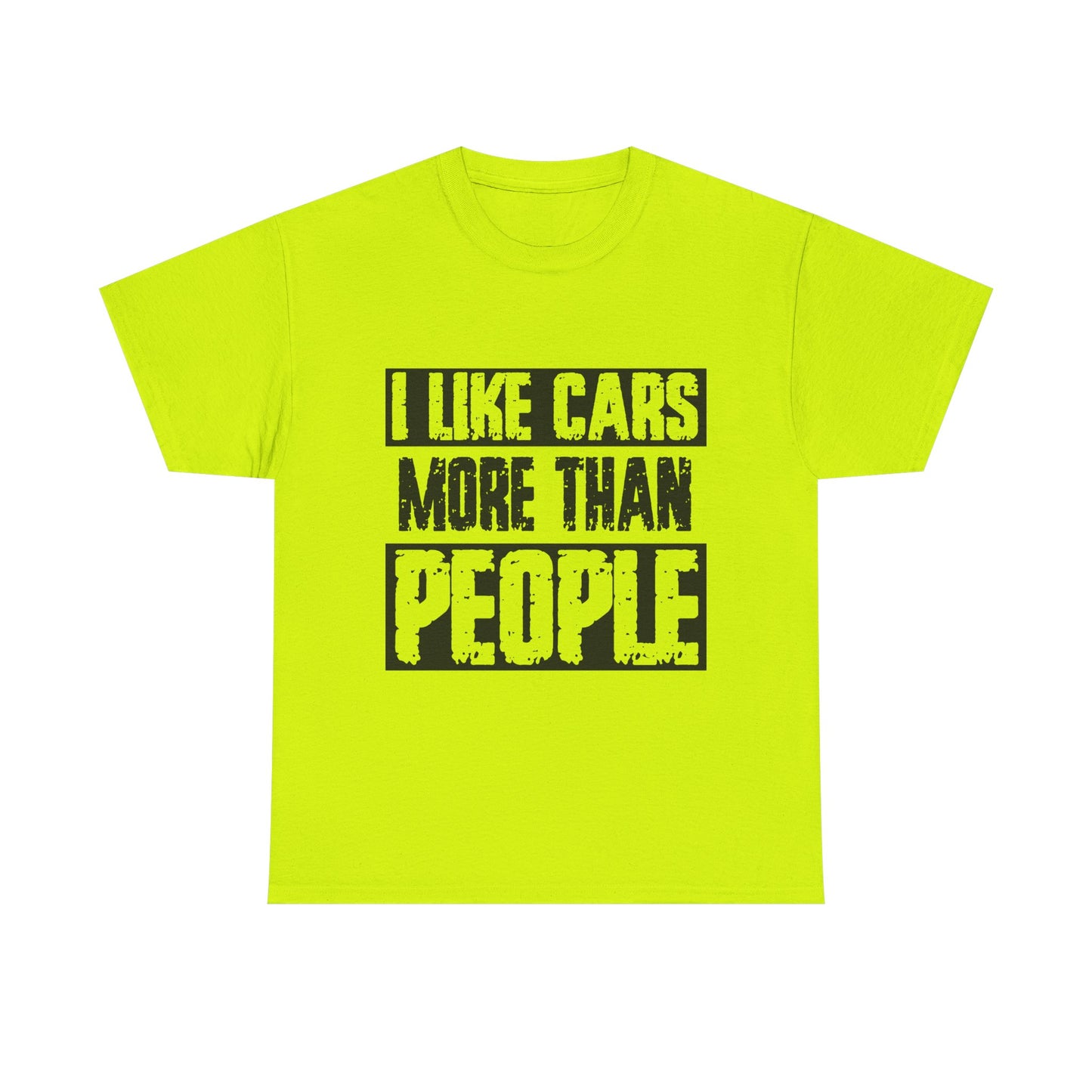 I Like Cars More Than People T-Shirt — Funny Car Lover Tee