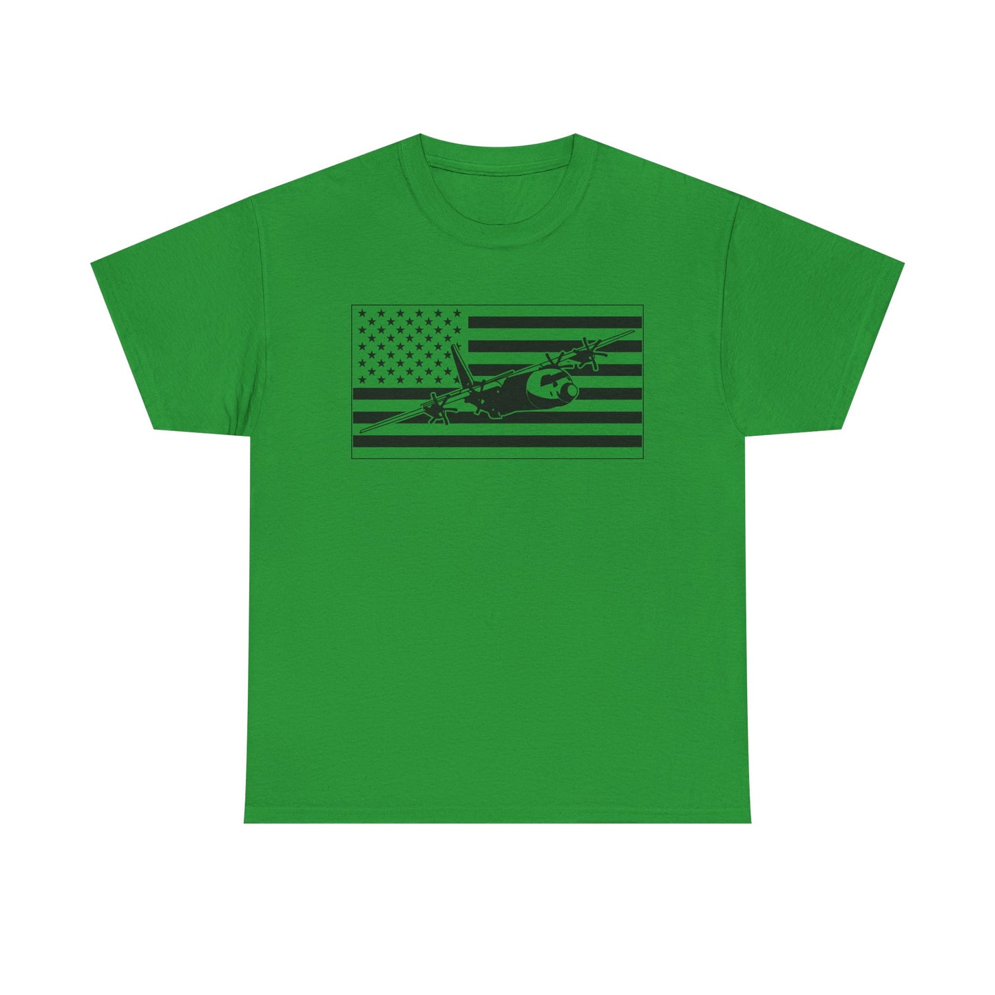 Vintage Military Jet American Flag T-Shirt