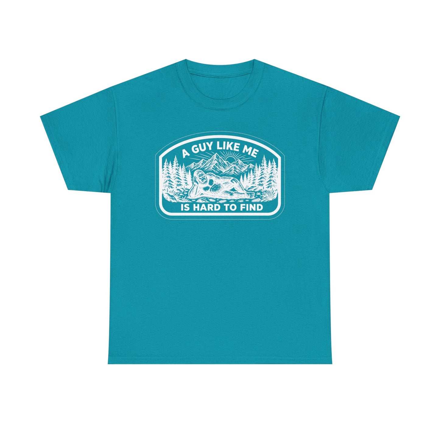 A Guy Like Me Is Hard to Find T-Shirt — Vintage Outdoors Fishing Tee -White