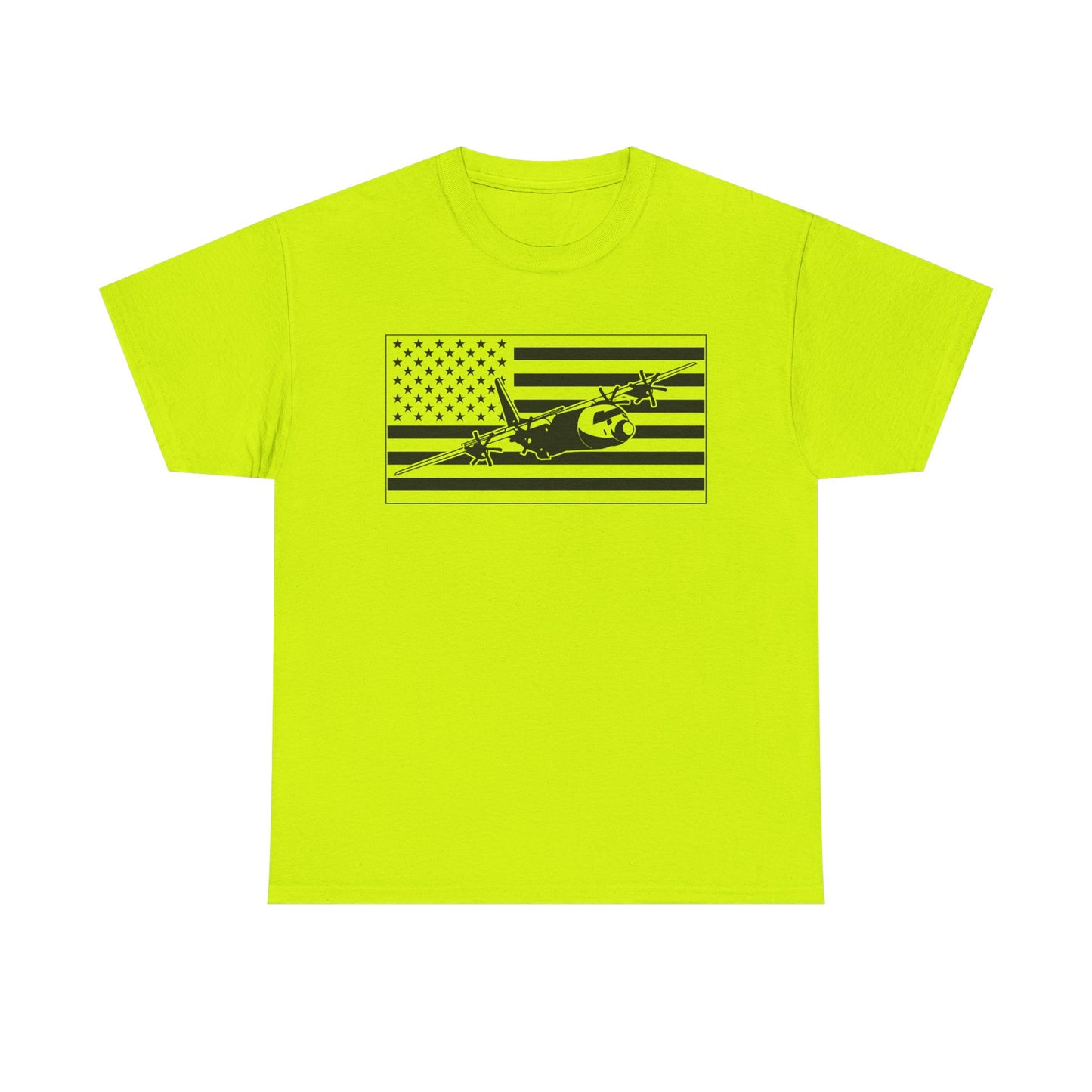 Vintage Military Jet American Flag T-Shirt