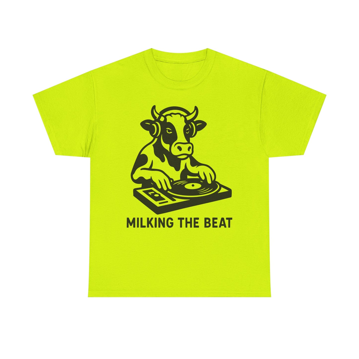 Milking the Beat DJ Cow T-Shirt