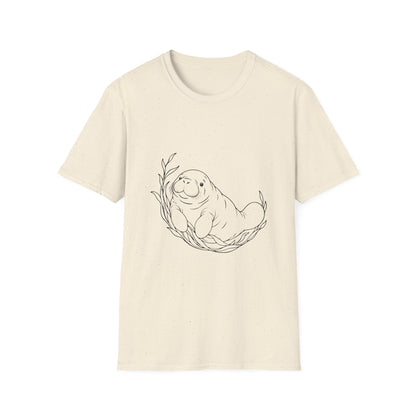 Chubby Mermaid Cozy Cove Manatee T-Shirt